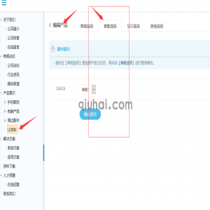 商品参数和参数选项有什么区别